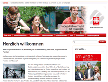 Tablet Screenshot of jugendhilfeverbund-st-elisabeth-fulda.de